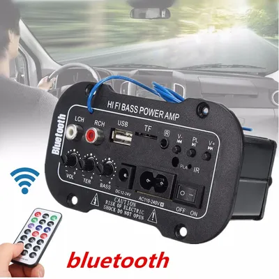 Amplificateur audio Bluetooth embarqué amplificateur de puissance de basse bricolage Tech AUX