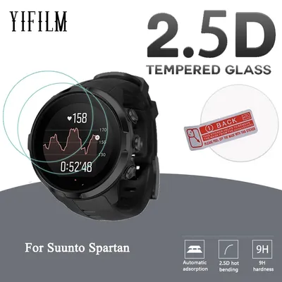 Protecteur d'écran en verre transparent pour montre intelligente Suunto Spartan dehors poignet HR