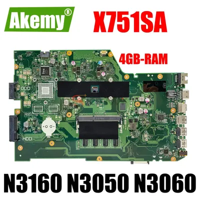 Carte mère pour ordinateur portable ASUS X751SA X751S X751SJ X751SV X751SA Nino 00 Nino 10