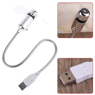 Ventilateur de refroidissement USB Flexible avec interrupteur économie d'énergie