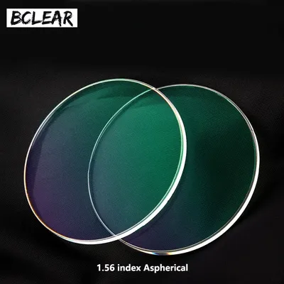 BCLEAR 1.56 lentilles de Prescription asphériques Hmc UV TCM lentille optique dioptrie myopie