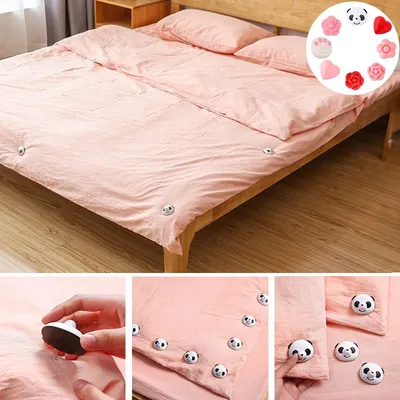 Support de drap de lit antidérapant 8 pièces pince pour couverture housse de couette ensemble