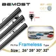 2 bandes d'essuie-glace sans cadre pour voiture bricolage 6mm recharge en caoutchouc naturel 26