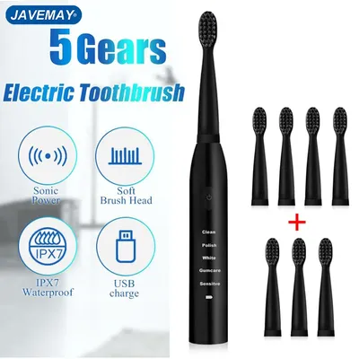 Brosse à dents électrique J110 puissante Ultra sonique Rechargeable par USB avec minuterie