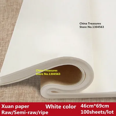 Papier de riz chinois pour la peinture papier de calligraphie chinoise papier de pratique pour