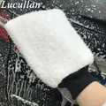 Lucullan – gant de lavage de voiture Ultra doux facile à sécher microfibre Premium détail