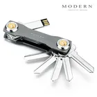 Porte-clés en aluminium, nouvelle marque, bricolage, porte-clés de poche EDC, organisateur de clé