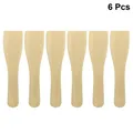 Petite spatule en bois antiarina 6 pièces spatule de cuisson spatule en bois ustensiles de