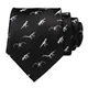 Cravate en soie tissée pour hommes nouveau Design motif Animal dinosaure escargot renard