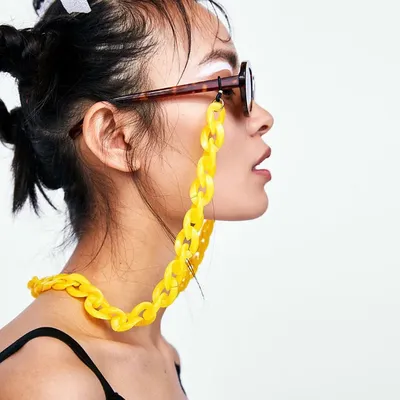 FishSheep – chaîne de lunettes de lecture en acrylique cordon suspendu chaînes de cou sangles
