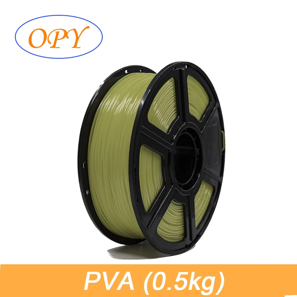 Filament PVA 1.75mm 0.5kg 100g 10m, polyvinyl Soluble dans l