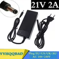 Chargeur de batterie au lithium 21v 18v 2a série 5 100-240V 21V 2A chargeur de batterie au lithium