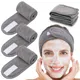 Bandeau de Sauna Blanc Réglable pour Femme Accessoire de Maquillage Spa Protection Sportive