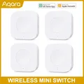 Aqara-Mini interrupteur sans fil connexion Zigbee polyvalent 3 voies bouton de commande pour