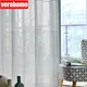 Rideaux en tulle blanc moderne pour salon chambre à coucher rideaux géométriques transparents pour