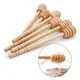 Bâtonnets de Trempette à Miel en Bois pour Serveur Confitures Goutteur de Sistress Remuer Long