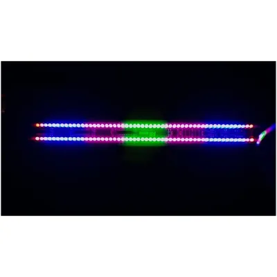 GHXMedals-Indicateur de niveau de musique USB de type folio 120 pièces LED colorées audio
