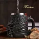 Tasse à bière en résine de dragon médiéval en acier inoxydable chope rétro tasse à café tête de