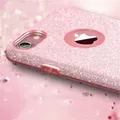 Coque de téléphone à paillettes diamant pour femmes étui en silicone souple pour iPhone 8 7 6 6S