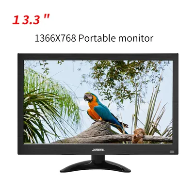 13.3 HD moniteur pc 1366x768 portable moniteur LCD TV Affichage PS4 avec HDMI VGA USB AV BNC