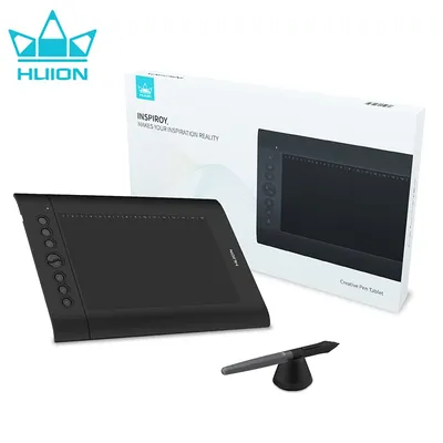 Huion-Tablette H610PRO V2 10x6.25 pouces pour dessin et conception cancers numérique mise à