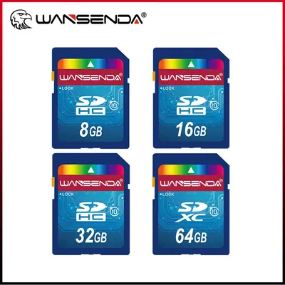 Wansenda – carte SD pleine taille 64 go 32 go 16 go SDHC carte mémoire flash 8 go 4 go