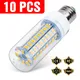 Ampouple E27 à LED pour chandelier B22 G9 GU10 3/5/7/9/12/15 W 220/240 V E14 10 unités