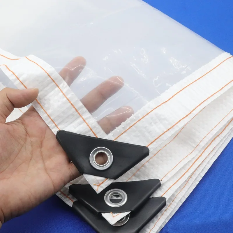Bâche transparente PE de 0.1mm, Film imperméable, couverture pour plantes succulentes de jardin, abri pour meubles de jardin de maison