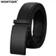 WOWTIGER – ceinture à boucle automatique en cuir de vache véritable pour homme accessoire de luxe