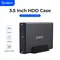 ORICO 3.5 pouces boîtier de disque dur type-c et USB3.0 boîtier de disque dur SATA vers USB 3.1 lecteur de disque dur externe pour disque dur 2.5/3.5 