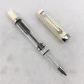 Lanbitou stylo-plume Transparent en plastique F/EF/plume à capuche remplissage de Piston stylos à