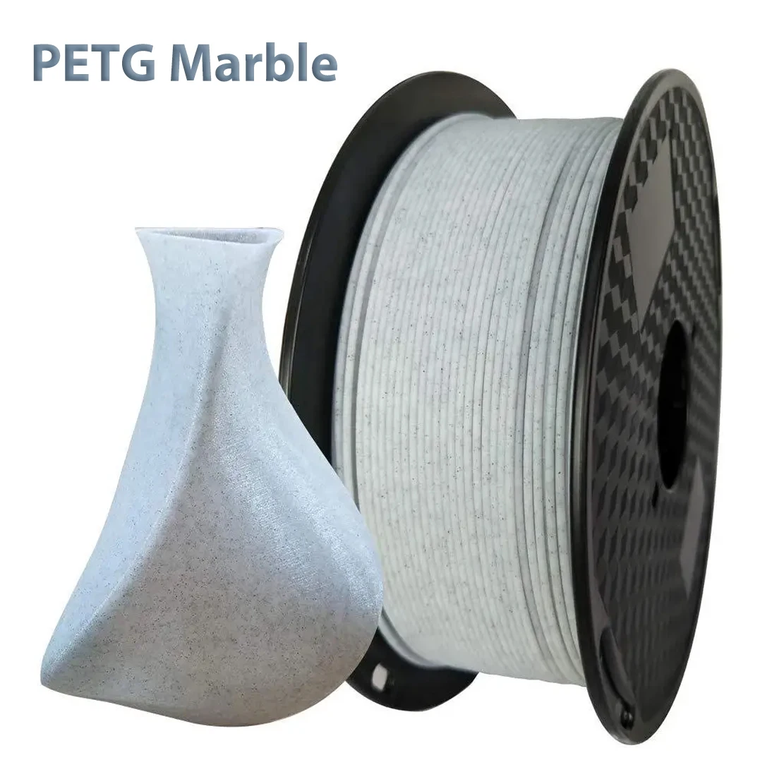Filament en marbre PETG pour imprimante 3D, matériau semblable à la pierre, 1kg/1.75g/500g, température d