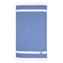 Highland Dunes Fortin Pestemal Turkish Cotton Beach Towel 100% Cotton in Blue | Wayfair AC1C048048464B0AACED19071D3C9A7E