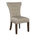 Hekman Bryn Tufted Wingback Side Chair Faux Leather/Upholstered/Velvet/Fabric in Red/Brown | 40 H x 24 W x 26.5 D in | Wayfair 72751020-784F