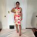 Kate Spade Dresses | Kate Spade Watercolor Pencil Dress Euc | Color: Pink/Red | Size: 4