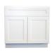 Craftline Ready to Assemble Shaker Vanity Cabinets Sink Base Vanity Cabinet - 30 Inch x 21 Inch x 34-1/2 Inch