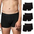 Snocks Mens Boxers Black Size 3XL (XXXL) Boxer Shorts Men Black Mens Underwear Multipack Men's Boxer Shorts Trunks Briefs Gifts for Men Present