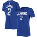 "Women's Nike Kawhi Leonard Royal LA Clippers Name & Number Performance T-Shirt"