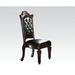 ColourTree Vendome Queen Anne Back Side Chair Faux Leather/Wood/Upholstered in Brown | 48 H x 23 W x 27 D in | Wayfair AC-62004