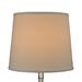 Fenchel Shades 11" H x 13" W Linen Empire Lamp Shade ( Spider ) Linen in White/Brown | 11 H x 13 W x 11 D in | Wayfair 11-13-11-W-L-CRE