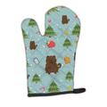 The Holiday Aisle® Silloth Chow Oven Mitt Polyester in Brown | 8.5 W in | Wayfair A97D19A07C2E44CD94B8A90C351460BB