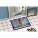 Red Barrel Studio® Fawn Boxer Welcome 27 in. x 18 in. Non-Slip Outdoor Door Mat Synthetics | 18 W x 27 D in | Wayfair