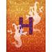 The Holiday Aisle® Barak Halloween Ghost Monogram Initial 2-Sided Garden Flag Metal | 40 H x 28 W in | Wayfair 552B35935BB84775A8C6ECB7EA26E59E