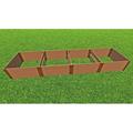 Frame It All 4' x 16' Wood Raised Garden Bed Wood in Brown | 22 H x 48 W x 192 D in | Wayfair 300004402