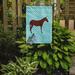 August Grove® Jie Horse Donkey 2-Sided Polyester 15 x 11 in. Garden Flag in Blue | 15 H x 11 W in | Wayfair 0F421B6CFCCD474AA73006982F25F4F6