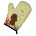 The Holiday Aisle® Saroyan Irish Water Spaniel Oven Mitt in Brown/Green | 8.5 W in | Wayfair AAAD4A2447434F18A79F852B3404B692