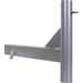 Arlmont & Co. Voluntown Flagpole Mount Stainless Steel in Gray | 13 H x 15 W x 2 D in | Wayfair 73C4B34ADC604108A6C207B3AE293179