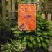 Bay Isle Home™ Theis Flamingo Polkadot 2-Sided Polyester 15 x 11 in. Garden Flag in Orange | 15 H x 11 W in | Wayfair