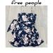 Free People Dresses | Free People Intimately Floral Ruffle Dress - S | Color: Blue/Pink | Size: S