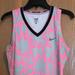 Nike Tops | Nike Pro Drifit Sleeveless Tank Top, Size Medium | Color: Gray/Pink | Size: M